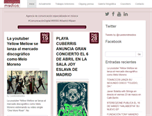 Tablet Screenshot of cuestiondemedios.com
